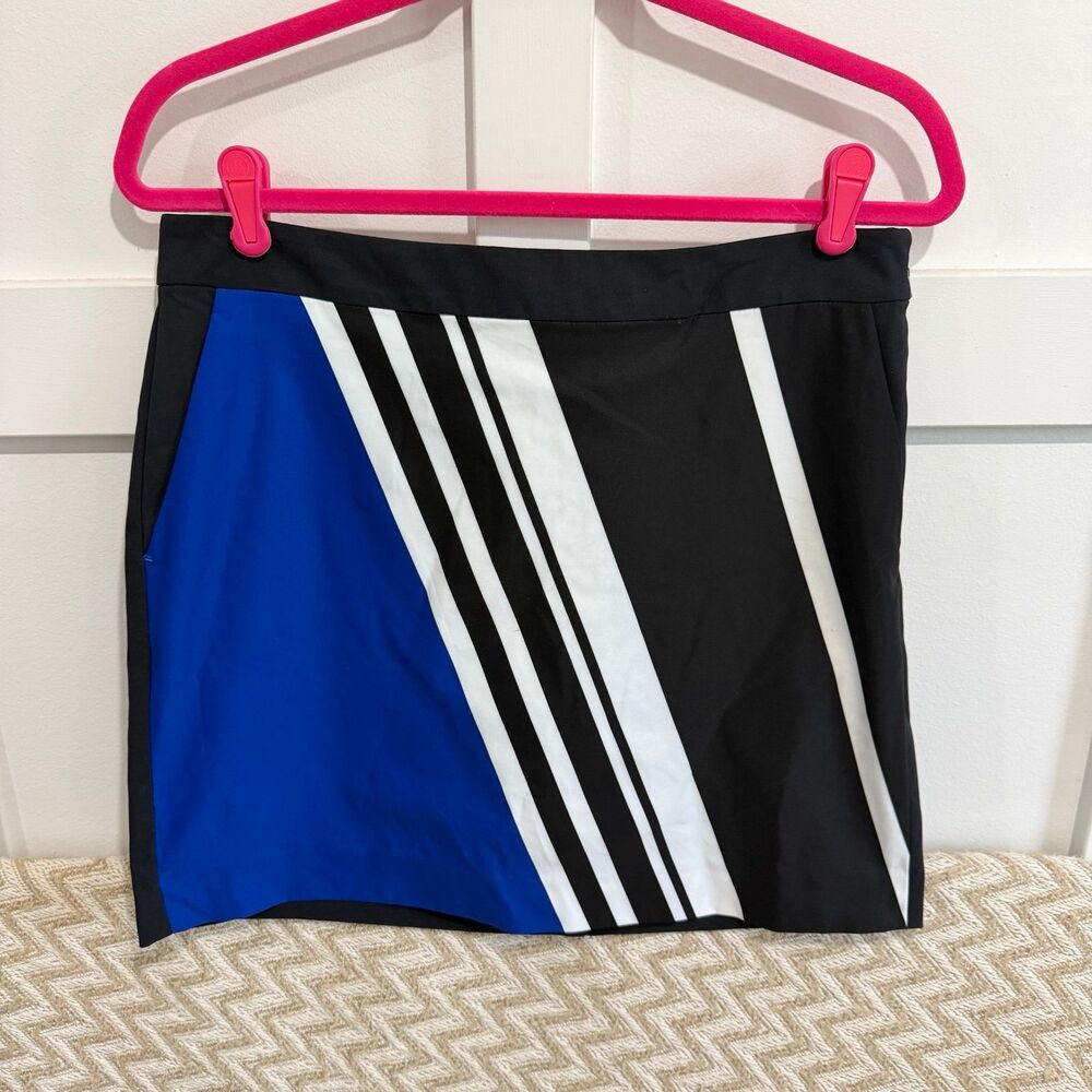 Polo Golf Ralph Lauren Athletic Skirt Skort w Pockets Black Blue NWT